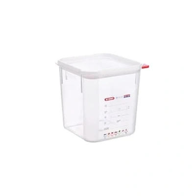 Image of Araven Squared Transparent Polypropylene Container with Lid 18Ltr