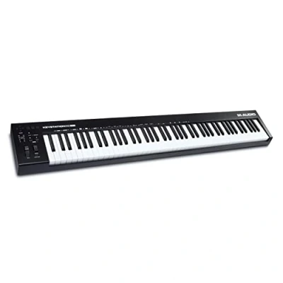 Image of M Audio Keystation 88 MK3 Key Semi Weighted MIDI Keyboard Controller for Complete Command of Virtual Synthesisers and DAW parameters