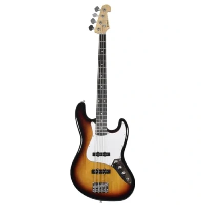 Image of Chord CAB42 Electric Bass Guitar 3 Tone Sunburst