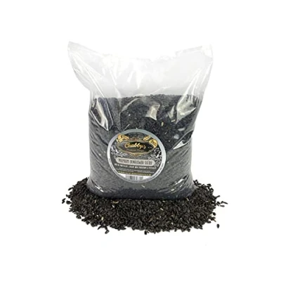 Image of Chubby Premium Black Sunflower Seeds Food for Wild Birds 5kg