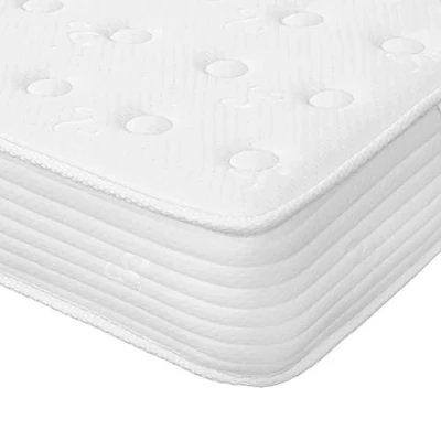 Image of Good Nite Double Mattress 8 Inch Pocket Sprung Memory Foam 4FT6 with Breathable and Luxurious Jersey Knitted Fabric Medium Firm Bed Fire Resistant (Double)