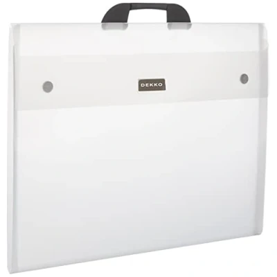Image of Westfolio Type G Expandable Folio Carry Case Crystal A2, For Art, Paper, Bag Folder, Essentials Students Artwork