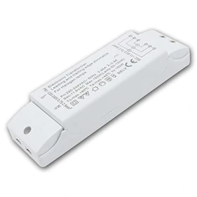 Image of Transmedia ET 150 230/12V/50 150W halogen transformer, overload protection, thermal fuse, not dimmable, 160 x 46 30 mm
