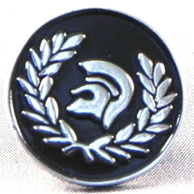 Image of (23mm) Metal Enamel Pin Badge MOD Scooter Trojan Skinhead (Black)