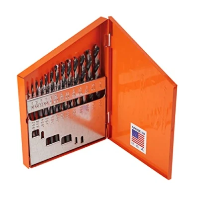 Image of KnKut 13KK5 1/16 Inch to 1/4 by 64ths Jobber Set, 13 Piece