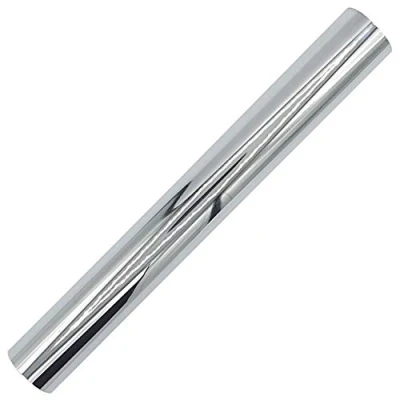 Image of Straight Pipe 32mm Drain Waste Trap Chrome Plated Replacement 250mm Long