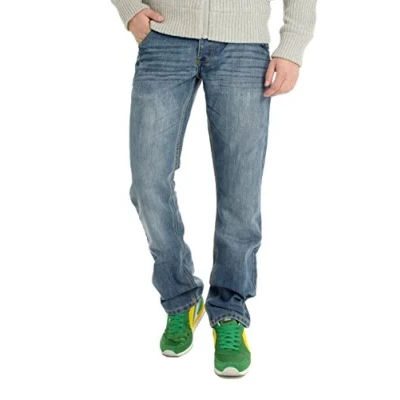 Image of Crosshatch Jeans Denim Comfort Fit (Comfort cut) New WAK Stonewash Blue 34W/30L