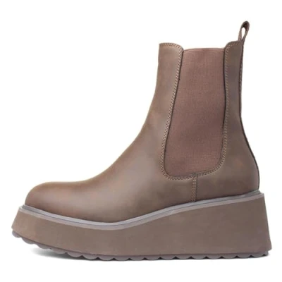 Image of Rocket Dog Heyday Womens Brown Platform Ankle Boot Size 5 UK