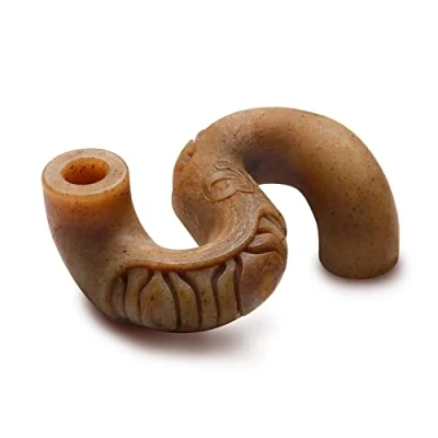 Image of Benebone Tripe Bone Indestructible Dog Chew Toy For Aggressive Chewers, Long Lasting Tough Boredom Breaker Dogs, Real Beef Flavour, Large Made in the USA