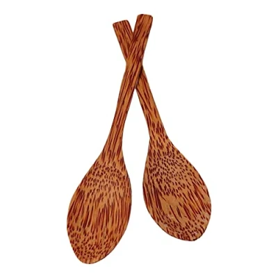 Image of Vie Gourmet Premium Sealed Coconut Bowls and Spoons, Set of 2