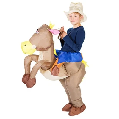 Image of Bodysocks Inflatable Cowboy Costume (Kids)