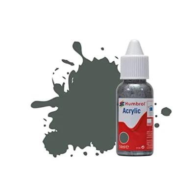 Image of Humbrol Model Paint DB0001 No 1 Primer Matt (14ml), Acrylic Paints for Models, Plastic, Metal, Wood, Glass, Ceramics and More, Touch Up Hobby Bottle Craft Kits
