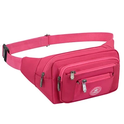 Image of Ariineer Waterproof Bumbags and Fanny Packs Plus Size for Sport Hiking Large Waist Travel Pouch Bag Bumbag Women Men