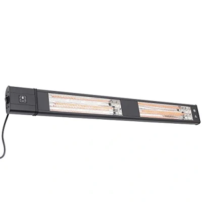 Image of LITECRAFT 3000 Watt Wall or Ceiling Mounting Patio Heater Outdoor Garden Heating Black