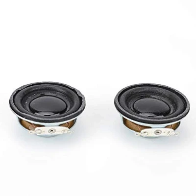 Image of 2 Speakers 3W 4R Mini Amplifier Special Rubber Edge Diameter 4Cm, Electronic Component, Buzzer and Speaker