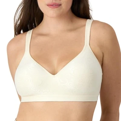 Image of Bali Women&#039;s Comfort Revolution Wire Free Bras, Light Beige Swirl, 36B UK