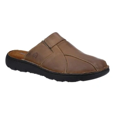 Image of Hush Puppies Men&#039;s Carson Sandal, Brown, 12 UK