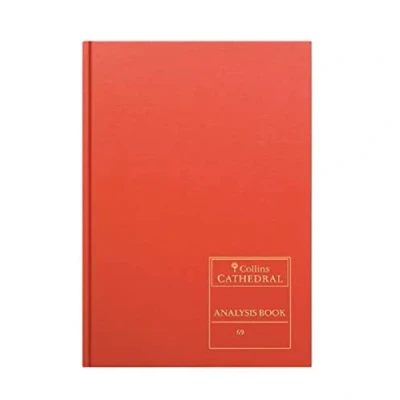 Image of Collins Cathedral Analysis Book 7 Cash Columns 96 Pages 811107/3,Red