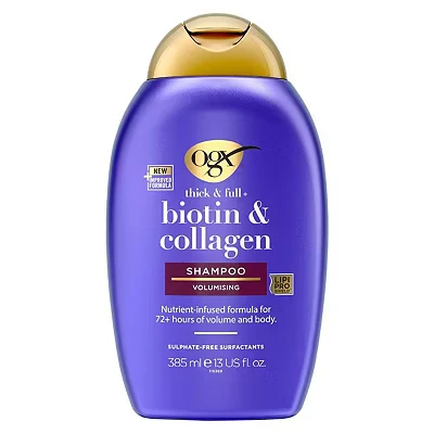Image of OGX Thick &amp; Full Biotin Collagen Shampoo 385ML