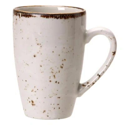 Image of Steelite Craft Quench Mugs White 10oz/280ml Set of 6 Tea &amp; Coffee Mugs, Cups Hot Drink Service