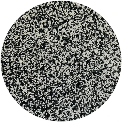 Image of Purple Cupcakes 100&#039;s and 1000&#039;s (Non Pareils) BLACK WHITE Cake Cupcake Sprinkles for Birthdays, Weddings all occassions