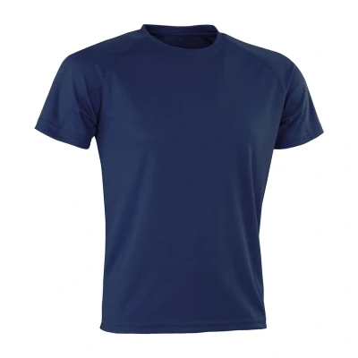 Image of Spiro Men Performance Aircool T Shirt Navy, 2X Large
