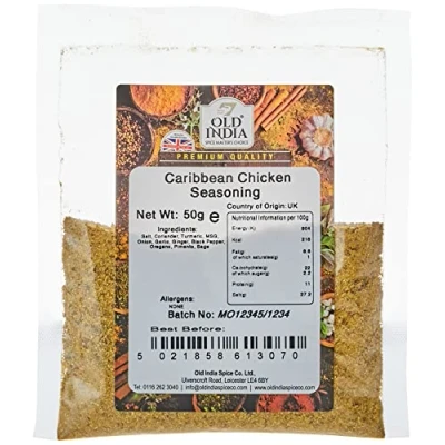 Image of Old India Caribbean Chicken Seasoning 50g