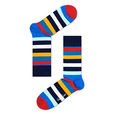 Image of Happy Socks Unisex, STRIPE Socks, Gr. 36 40, blue (605)