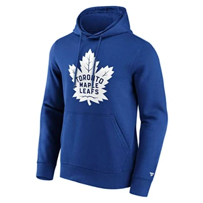 Image of NHL Toronto Maple Leafs Primary Logo Graphic Hoodie Color Blue, Size 3XL