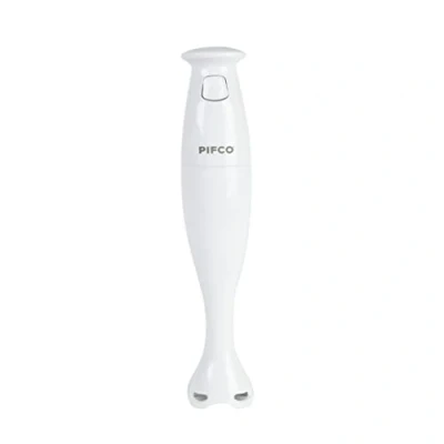 Image of Pifco Hand Blender Handheld Soup Stick Food Mixer for Kitchen 150W 1 Speed Sauce, Making Immersion Baby Processing White