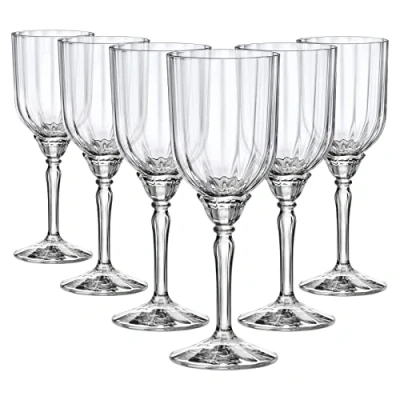 Image of 6x Clear 245ml Florian Cocktail Glasses By Bormioli Rocco