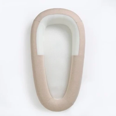 Image of PurFlo Sleep Tight Baby Bed Safe for Overnight Fully Breathable Nest Alternative Newborn Essentials 0 8m Hazel
