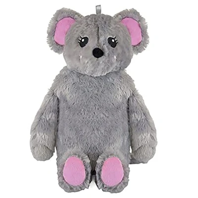 Image of KAV Cute Hot Water Bottle Ruber with Low Pile Plush Cover (Mouse)