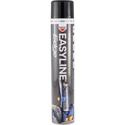 Image of Rocol Easyline Edge Line Marking Paint Black 750ML AER