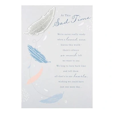 Image of Hallmark Sympathy Card &quot;At This Sad Time&quot; Medium