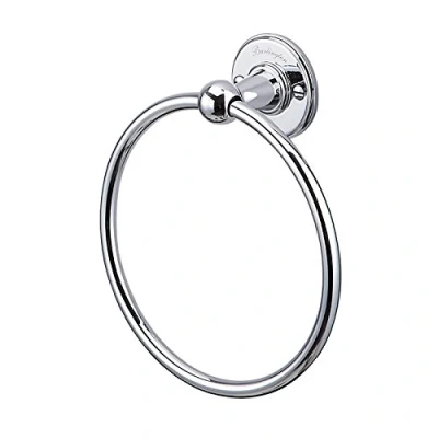 Image of Retro Burlington Towel Ring in Nostalgia Design, Chrome