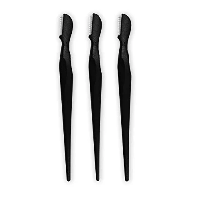 Image of K Pro Eyebrow Razor Shaving Eyebrows Remover Shaver Trimmer Small 3pcs black