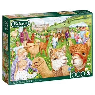 Image of Jumbo, Falcon de luxe The Alpaca Farm, Jigsaw Puzzles for Adults, 1000 piece