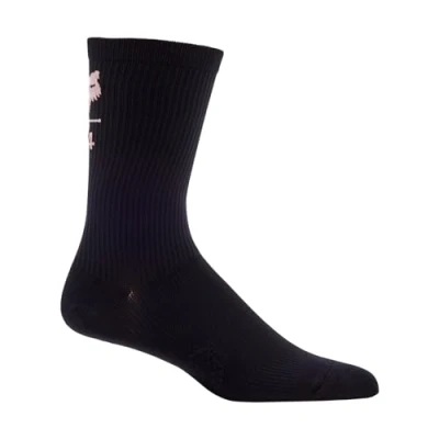 Image of Fox Racing 8&quot; Ranger Sock, Black/Pink 74, XL