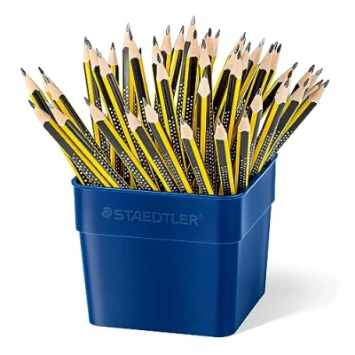 Image of STAEDTLER 183 T48 Noris Graphite Triangular Pencil HB (Tub of 48)
