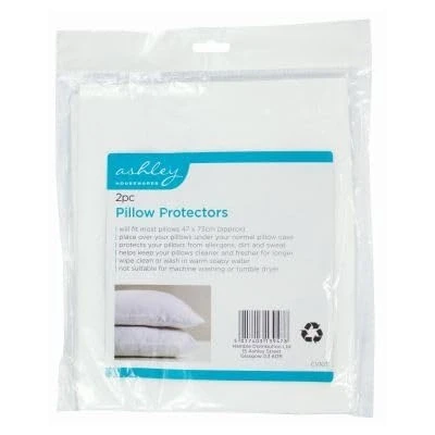 Image of Pillow Protectors 75cm x 45cm White By Ashley