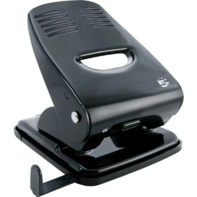 Image of 5 Star Punch 2 Hole Metal with Plastic Base Capacity 40x 80gsm Black