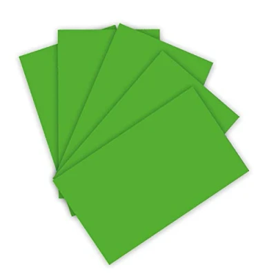 Image of folia 6355 Coloured Paper 130 g/m² Drawing in Grass Green, DIN A3, 50 Sheets as a basis for numerous crafts.