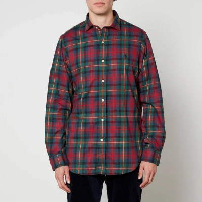 Image of Polo Ralph Lauren Checked Cotton Twill Shirt S