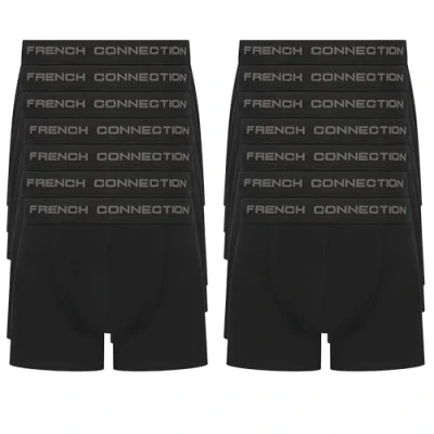Image of French Connection &#039;FC3&#039; Mens Multipack Boxer Shorts Cotton Stretch, 14 Pack, Soft and Breathable Underwear (Large)