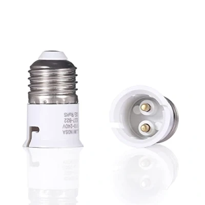 Image of Luminosa E27 to B22 Lamp Socket Adapter Converter (Pack of 2) / Screw Bayonet Bulb Adaptor Convertor/CE Certified 1 Year Warranty