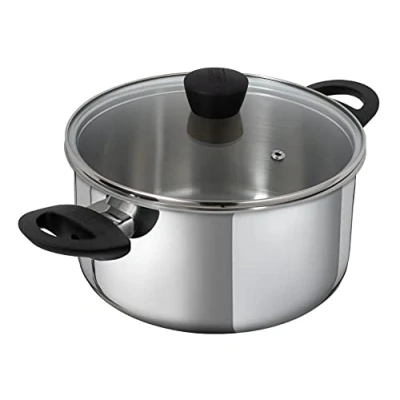 Image of Kuhn Rikon Classic Induction 20cm / 3L Casserole with Glass Lid