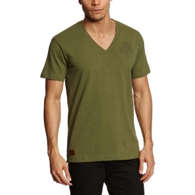 Image of G STAR RAW RCO Clubs V Shortsleeve Printed Men&#039;s T Shirt Sage Medium 21.131.84554A.4561.724.0.M