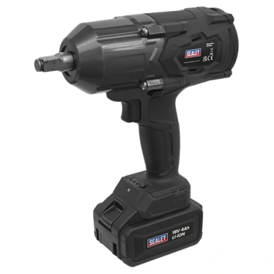 Image of Sealey Cordless Impact Wrench 18V 4Ah Lithium ion with 1/2&quot;Sq Drive