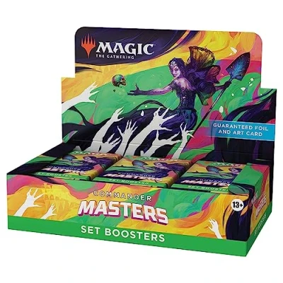 Image of Magic: The Gathering Commander Masters Set Booster Box, 24 Packs (360 Magic Cards)